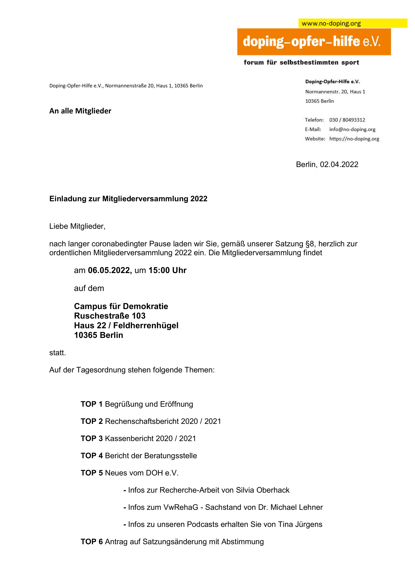 Seite 1 Einladung MV2022